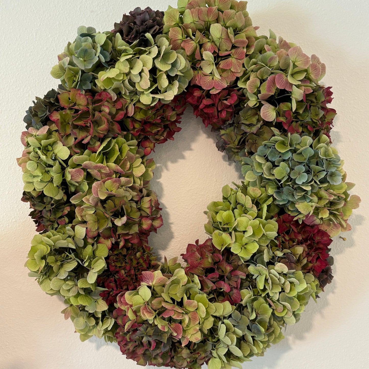 Dried Hydrangea Wreath