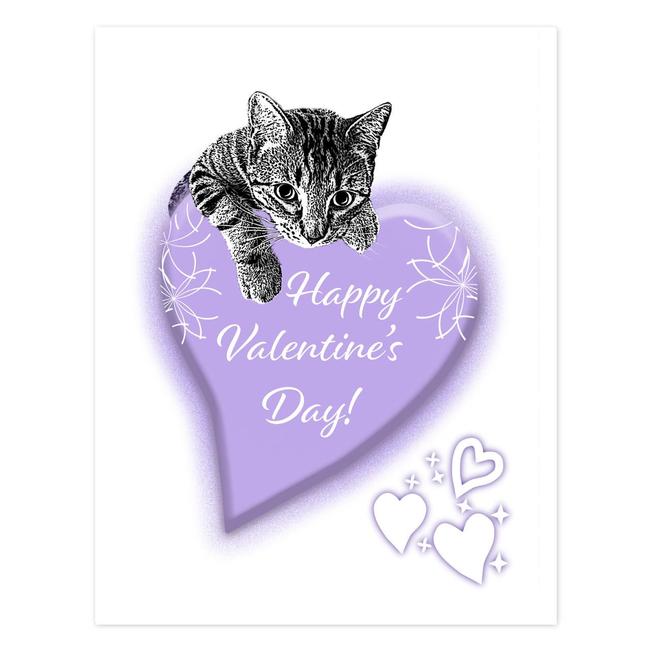 Peek Heart Valentine’s Day Card